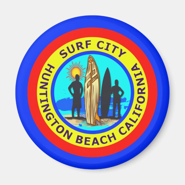 IMÃ SURF CITY HUNTINGTON BEACH CALIFORNIA (Frente)