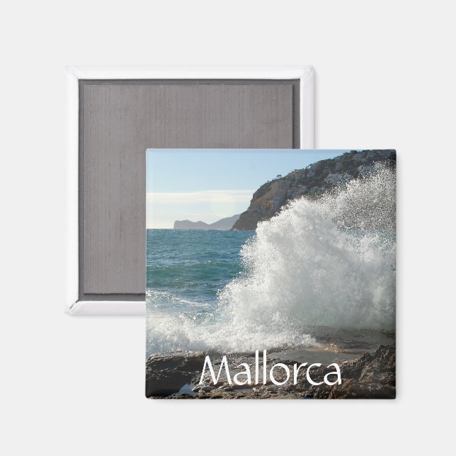 Imã Surf de queda em Rocks, Maiorca, Espanha (Front/Back)