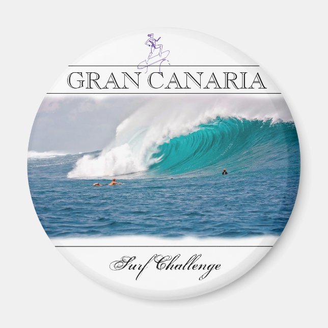 Imã Surf Gran Canaria Desafio Íman Moderno (Frente)