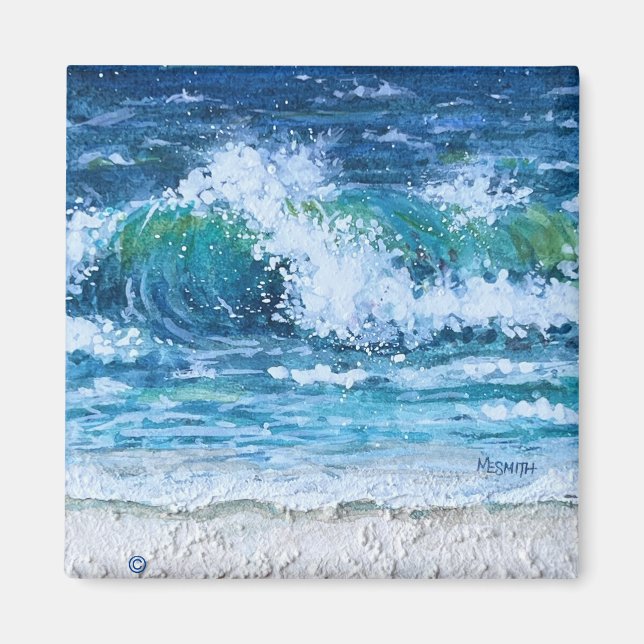 Imã "Surf Superior" Magnet © Mary E Smith (Frente)