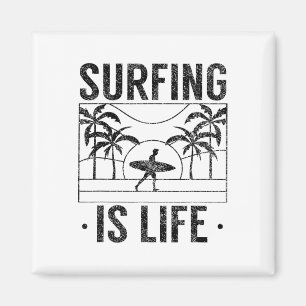 Imã Surfando É Vida Surf Surfista Prancha de Surf Surf