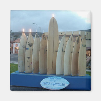 Imã Surfboard Menorah