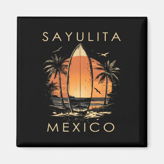 Imã Surfboarder Sayulita Mexico Beach Surfing Surfer V