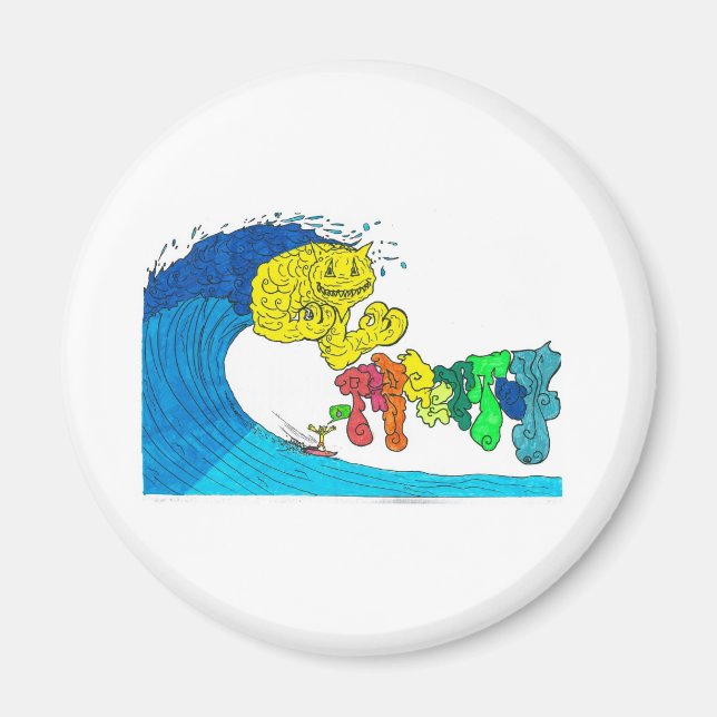 Imã surfe percentual (Frente)