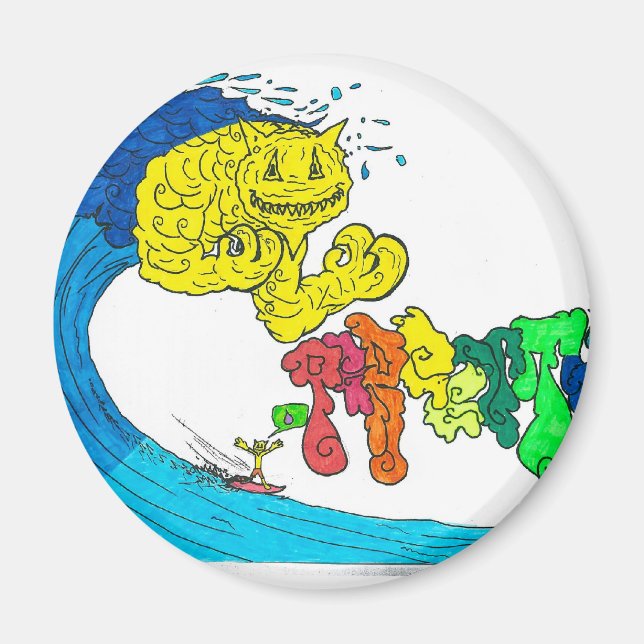 Imã surfe percentual (Frente)