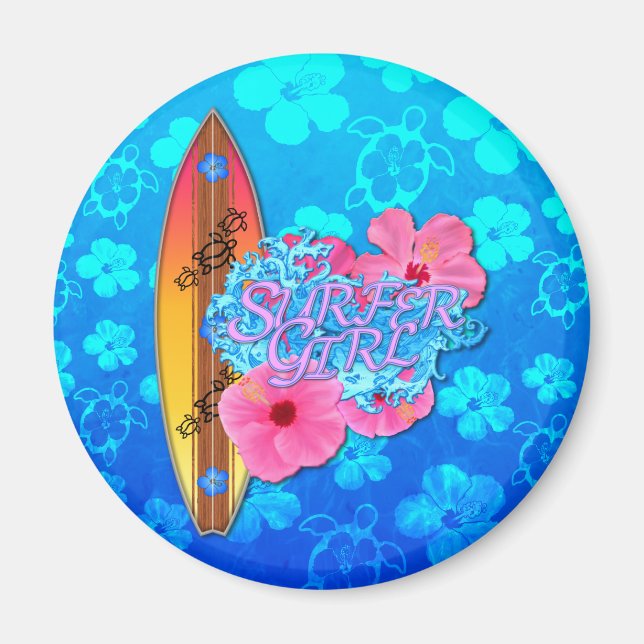 Imã Surfer Girl (Frente)