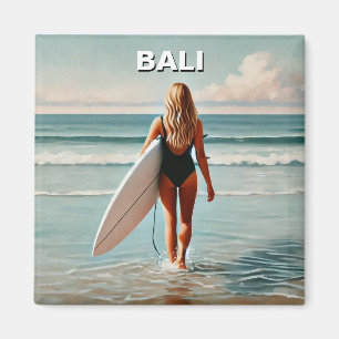 Imã Surfer Girl Bali Indonésia