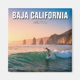 Imã Surfer Sunset Baja California