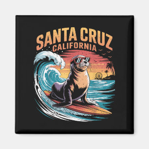 Imã Surfer Surfing 70 e 80 Papais noeis Cruz Californi