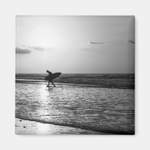 Imã Surfista Matinal Tons de Cinza