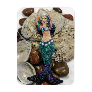 Ímã Surgindo o Mermaid Photo Magnet