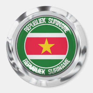 Imã Suriname Round Emblem