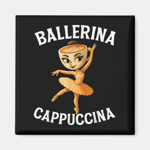 Imã Surreal italiano Brainrot Memória Ballerina Cappuc