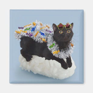 Imã Sushi Cat Magnet