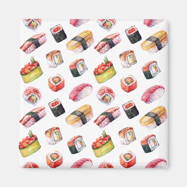 Imã Sushi-comida japonês e nigiri (Frente)