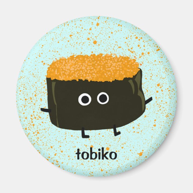 Imã Sushi de Tobiko (Frente)