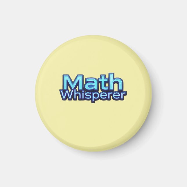 Imã Sussurrador de Matemática (Frente)