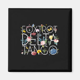 Imã Sutil Anti Trump 86 47 Estilo Floral Boho