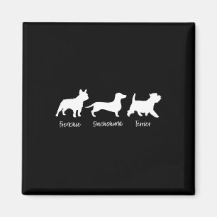Imã Sutil Anti Trump Foxtrots Deltas Tangos Dog Lover