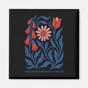 Imã Sutil Resistir Trump Foxglove Daisip Flower 4t