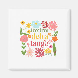 Imã Sutil Tampão Floral Resiste Flores de Camisa Foxtr