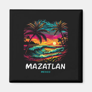 Imã Suvenir de Férias Palmeira Mazatlan