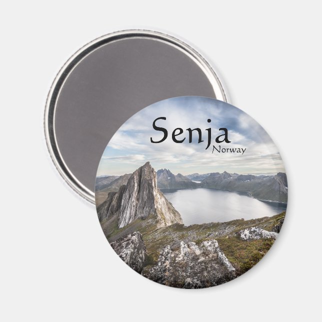 Imã Suvenir Senja (Front/Back)