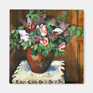 Imã Suzanne Valadon - Vase of Flowers, 1921