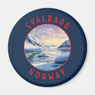 Imã Svalbard Noruega Circular Retrovisível