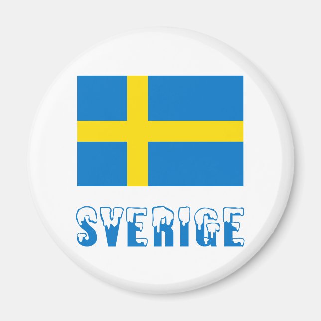 Imã Sverige och Svenska Flagga (Frente)