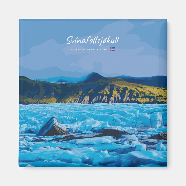 Imã Svínafellsjökull, Iceland -  Glacier View (Frente)