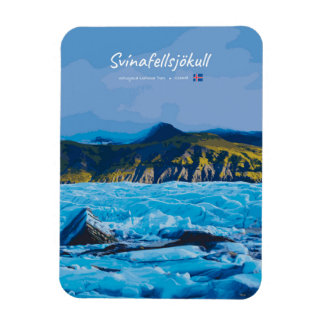 Ímã Svínafellsjökull, Iceland - Glacier View Rounded