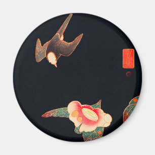 Imã Swallow e Camellia (1900) apresentada por Ito Jaku
