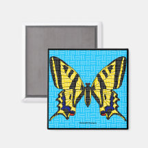 Swallowtail (quadrado) - Magnet