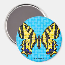 Swallowtail (redondo) - Magnet