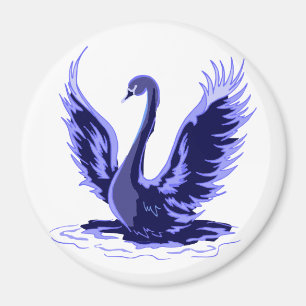 Imã Swan roxo