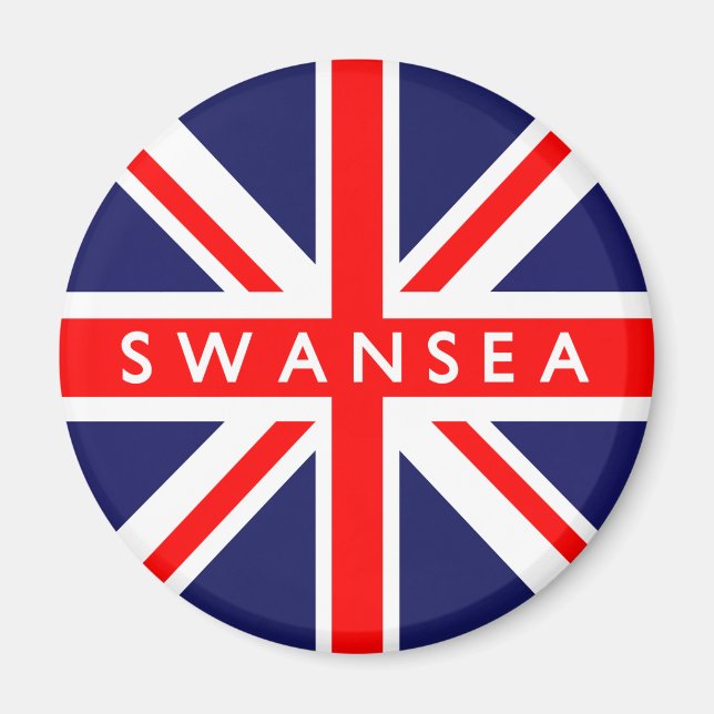 Imã Swansea UK Flag (Frente)