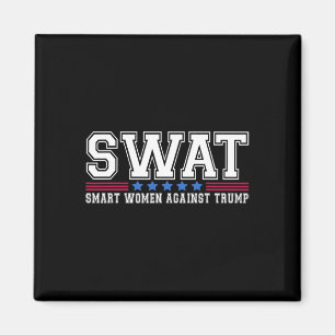 Imã Swat Smart Women Contra Trump Engraçado Anti-Trump