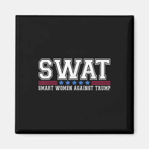 Imã Swat Smart Women Contra Trump Engraçado Anti-Trump