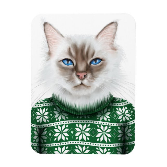Ímã Sweater Kitty Cat (Vertical)