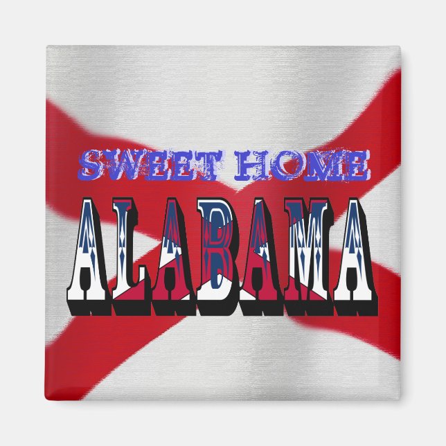 Imã Sweet Home State Flag Magnet (Frente)