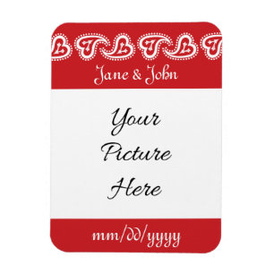 Ímã Sweet Paisley Hearts in Cherry Lembinder Magnet