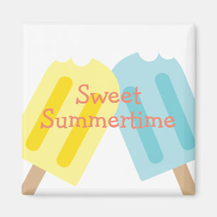 Imã Sweet Summertime Popsicle Home Decor