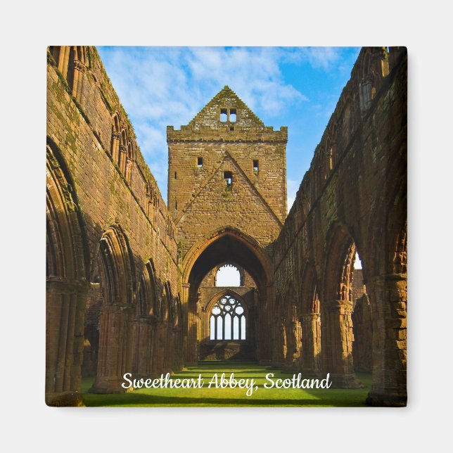 Imã Sweetheart Abbey, Scotland Magnet (Frente)