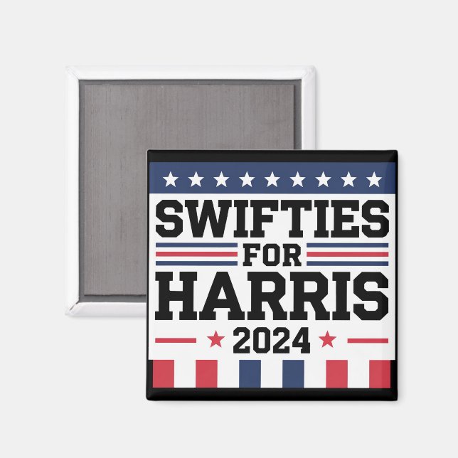 Imã Swifties para Kamala Harris 2024 Apoio à Votação (Front/Back)