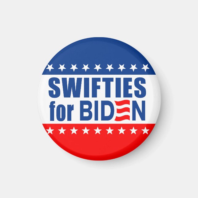 Imã "SWIFTS for BIDEN" (Frente)