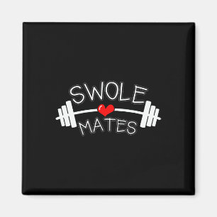 Imã Swole Mates Correspondentes Casais Workout Gym Par
