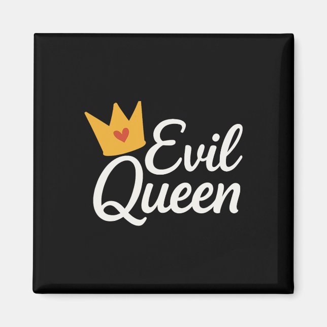 Imã Sy Mau Queen Crown Engraçado (Frente)
