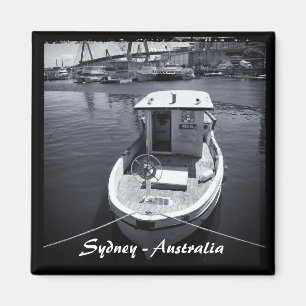 Imã Sydney - Austrália, Barco, Ponte (Imã de geladei
