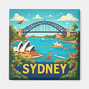 Imã 🌏 Sydney Austrália Lista de Desejos Presente de V